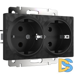 Розетка Werkel Hammer черный 4690389162961