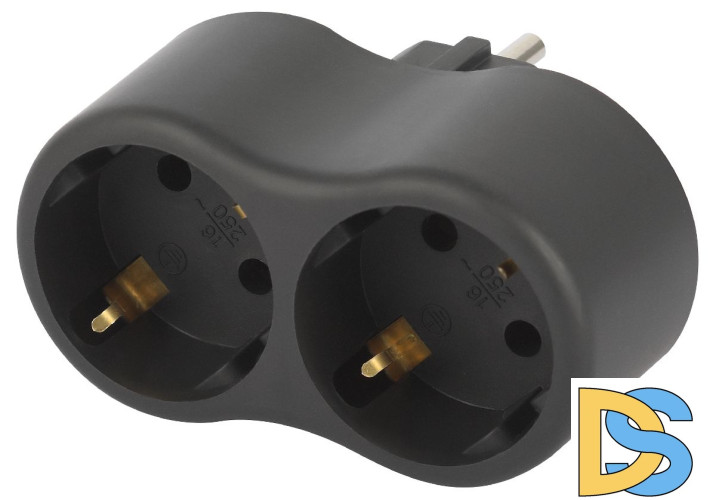 Разветвитель электрический Эра SPx-2e-B Б0059722