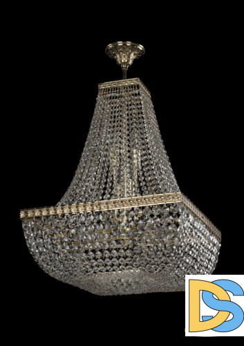 Люстра на штанге Bohemia Ivele Crystal 19282/H2/45IV G