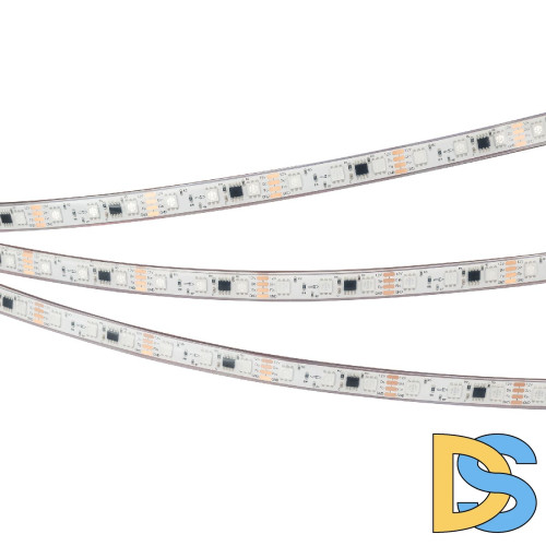 Светодиодная герметичная лента Arlight SPI-PFS-B60-12mm 12V RGB-PX3-BPT (12 W/m, IP68, 5060, 5m) 039177