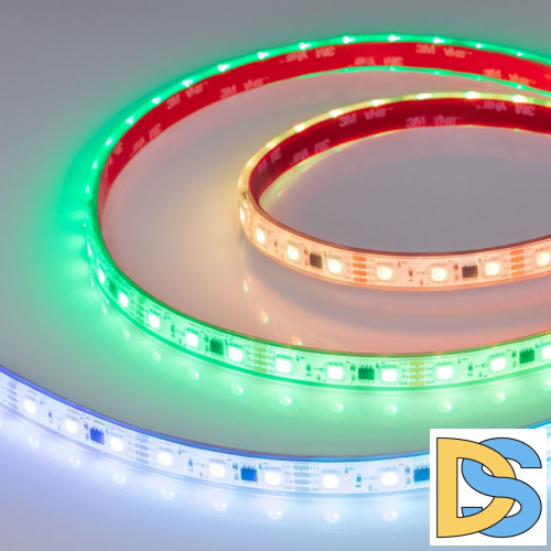 Светодиодная герметичная лента Arlight SPI-PFS-B60-12mm 12V RGB-PX3-BPT (12 W/m, IP68, 5060, 5m) 039177