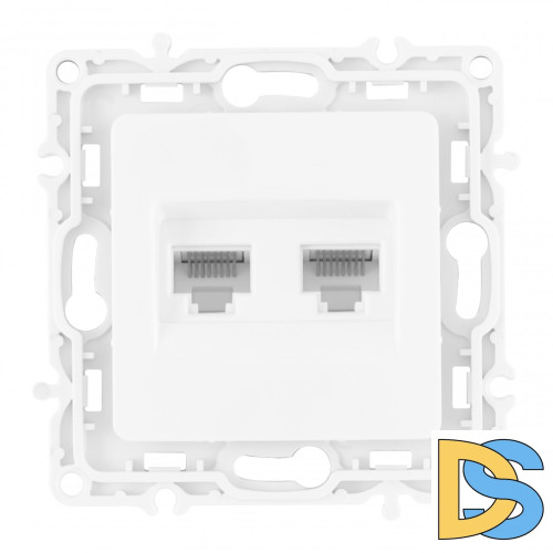 Розетка RJ45 Arte Milano 217.45-2.white