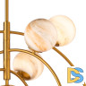 Люстра на штанге Delight Collection Planet KG1122P-13 brass
