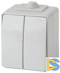 Переключатель двойной Эра 11-1606-03 Б0035979