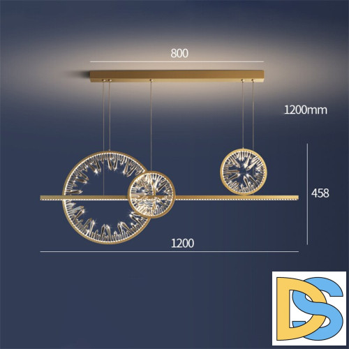 Подвесная люстра Delight Collection XD-120B gold