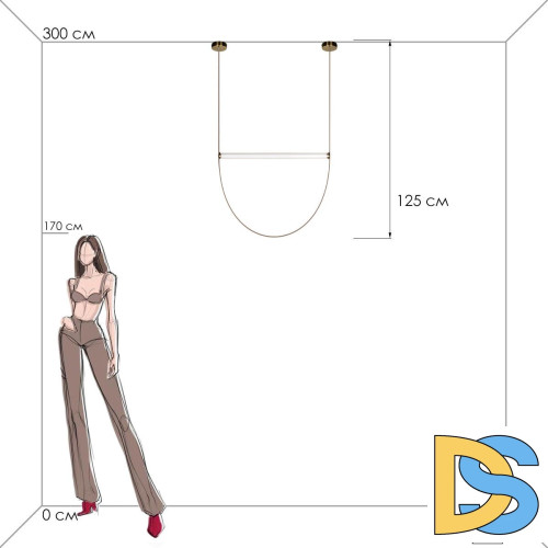 Подвесной светильник Loft IT Liana 10221/1250