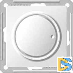 Диммер поворотный, 300Вт для ламп накаливания, Белый, серия Wessen 59, Schneider Electric