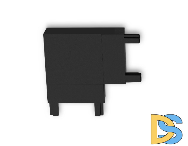 Коннектор угловой для шинопровода Ambrella Light Magnetic Ultra Slim Track System GV1116