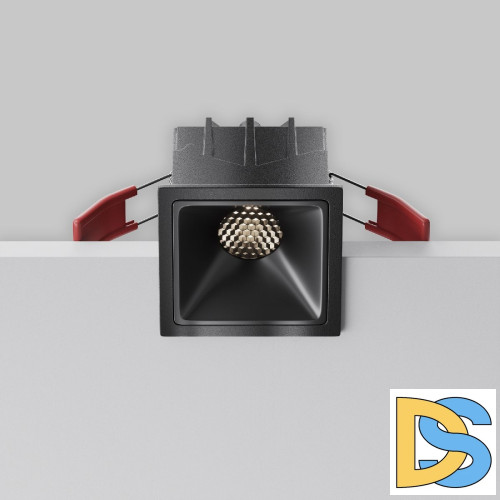 Встраиваемый светильник Maytoni Alfa LED DL043-01-10W4K-SQ-B-1