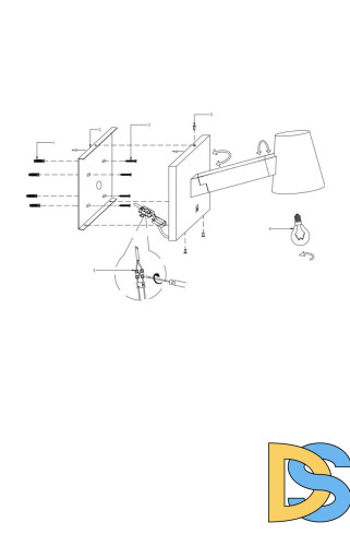 Бра Lucide Mizuko 20210/01/30