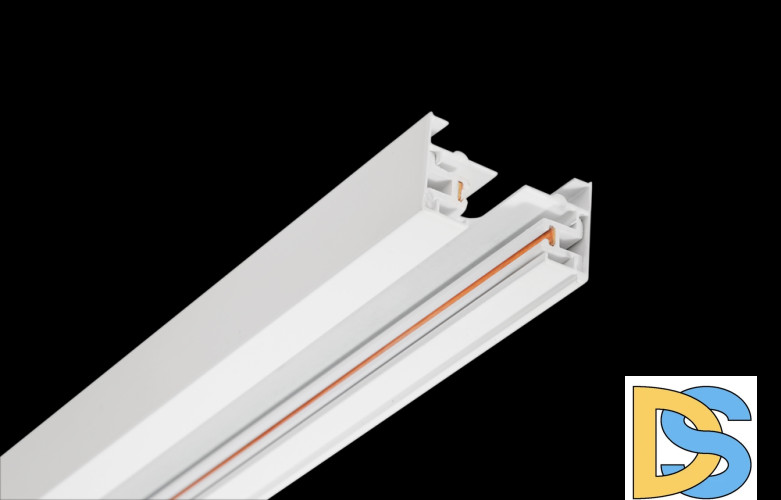 Шинопровод однофазный с питанием и заглушкой Crystal Lux CLT 0.11 CLT 0.11 01 L1000 WH
