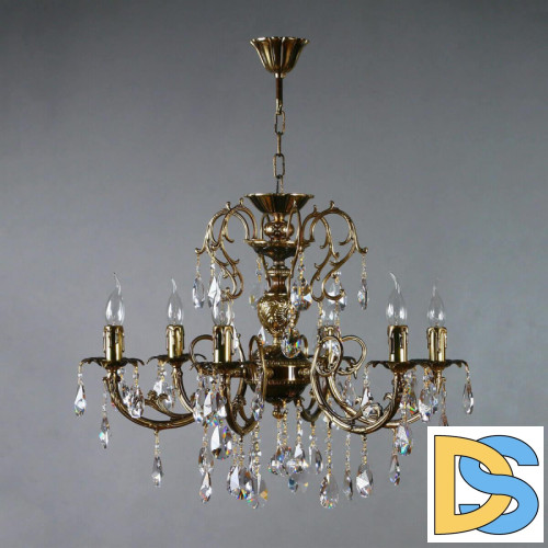 Подвесная люстра Ambiente Alicante 8888/6 PB Tear drop