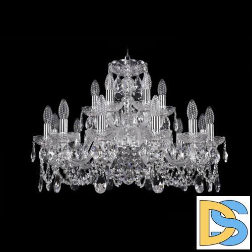 Подвесная люстра Bohemia Ivele Crystal 1402/12+6/240 Ni
