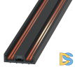 Ультратонкий накладной магнитный шинопровод iLedex Vision 4825-25/7-2000-BK