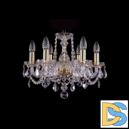 Подвесная люстра Bohemia Ivele Crystal 1402/6/141 G Leafs