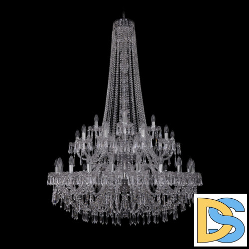 Подвесная люстра Bohemia Ivele Crystal 1403/20+10+5/400/h-164/2d Ni