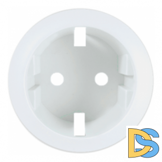 Лицевая панель для розетки Legrand Celiane безвинтовой зажим, белая, 68131