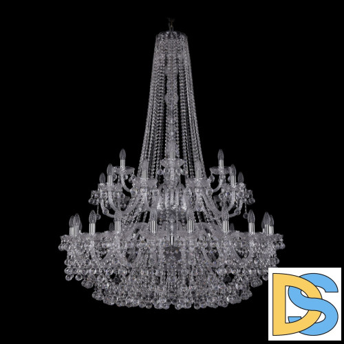 Подвесная люстра Bohemia Ivele Crystal 1409/20+10+5/400/h-152/2d Ni