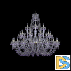 Подвесная люстра Bohemia Ivele Crystal 1410/20+10+5/460 G V7010