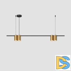 Подвесной светильник Denkirs Orbit DK4061-BK+SG