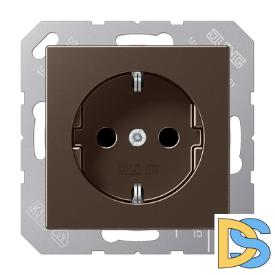 Розетка 2K+З Jung A1520MO