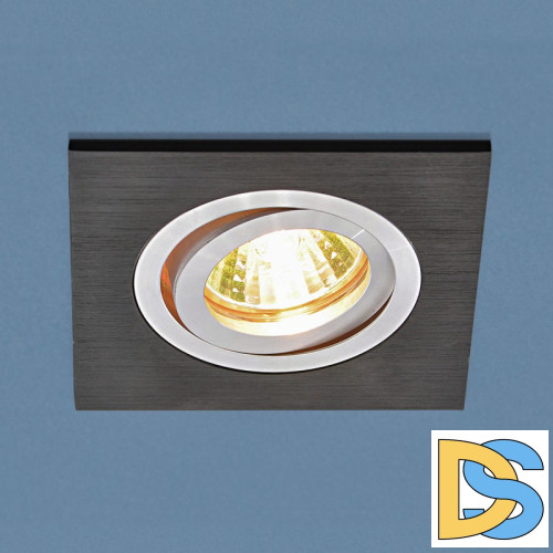 Встраиваемый светильник Elektrostandard 1051/1 BK черный 4690389083655