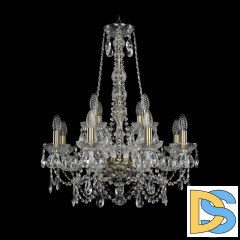 Подвесная люстра Bohemia Ivele Crystal 1411/8+4/195/h-70 Pa