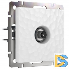 ТВ-розетка оконечная (белый) W1283001