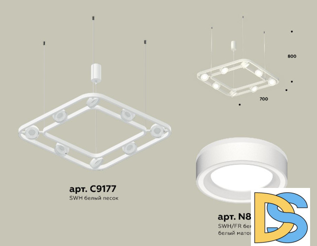 Подвесная люстра Ambrella Light Traditional (C9177, N8433) XB9177151