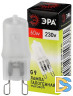 Лампа галогенная Эра G9 60W 3000K G9-JCD-60-230V-FR C0027364