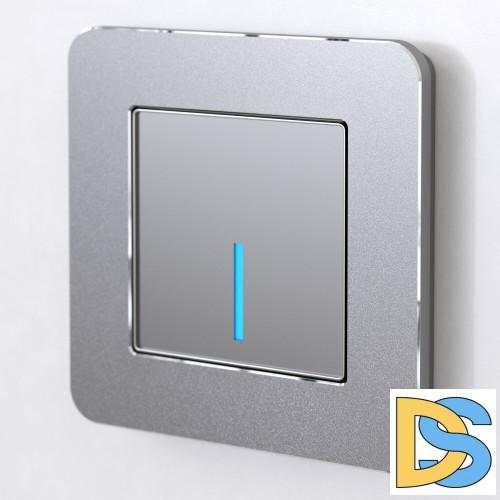 Рамка на 1 пост Werkel Platinum (алюминий) W0012606