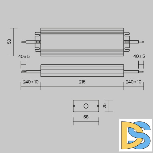 Блок питания Maytoni Power Supply Magnetic PSL008-100W-48V-IP67