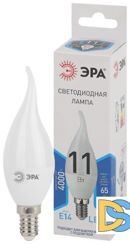 Лампа светодиодная Эра E14 11W 4000K LED BXS-11W-840-E14 Б0032993