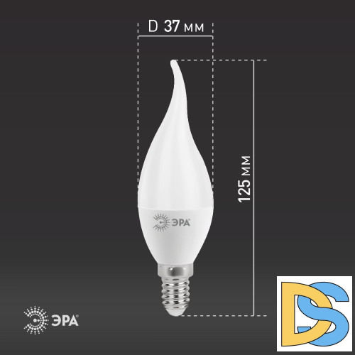 Лампа светодиодная Эра E14 11W 4000K LED BXS-11W-840-E14 Б0032993