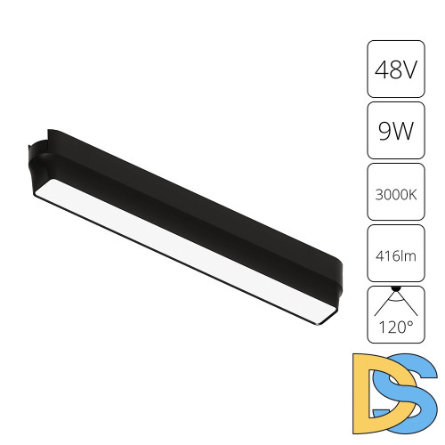 Трековый магнитный светильник Arte Lamp Rapid A1153PL-1BK