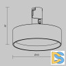 Трековый магнитный светильник Maytoni Zon TR204-1-12W3K-BBS