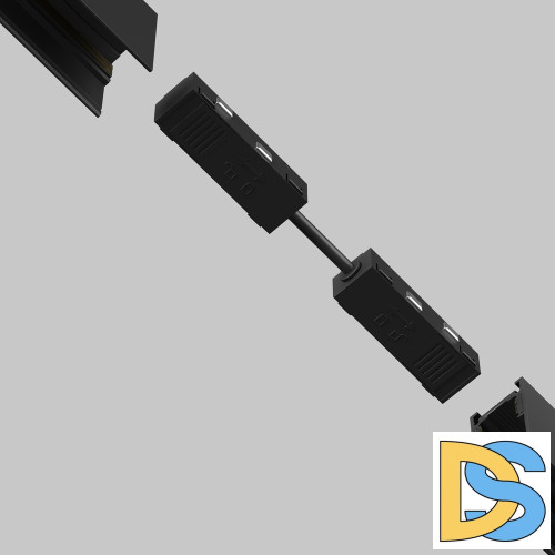 Коннектор питания прямой гибкий Maytoni Magnetic track system Exility TRA034CPC-42B-5-1
