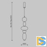 Подвесной светильник Maytoni Adore MOD297PL-L24BS3K1
