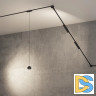 Трековый магнитный однофазный светильник Denkirs Air hang DK5346-BK