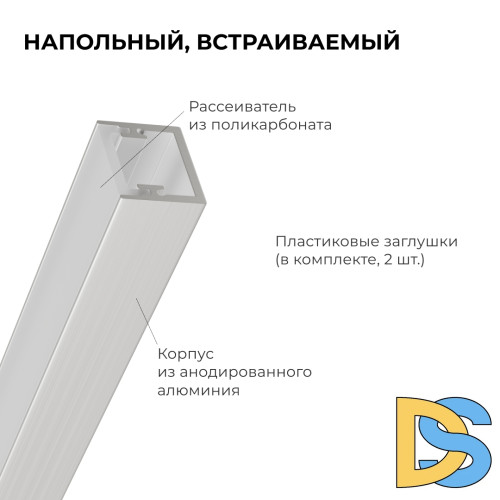 Алюминиевый профиль (комплект) Apeyron 08-64