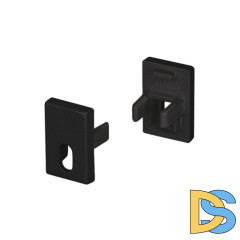 Заглушка Arlight SL-MINI-8-H12 BLACK с отверстием 037506