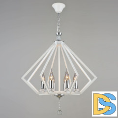Подвесная люстра Reluce 05325-0.4-08 WT+CR