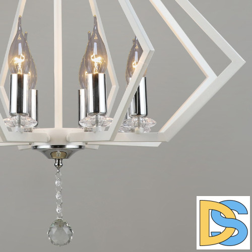 Подвесная люстра Reluce 05325-0.4-08 WT+CR