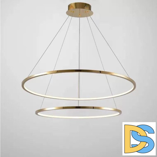 Подвесная люстра iLedex Axis 10112P/2-39W-3000K (6/4) BR