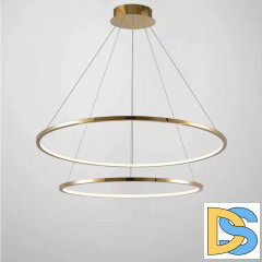 Подвесная люстра iLedex Axis 10112P/2-39W-3000K (6/4) BR