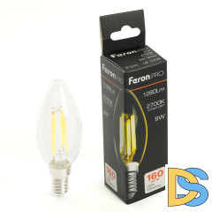 Светодиодная лампа Feron LB-1208 E14 8W 2700K 51247