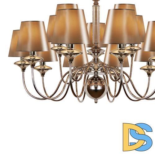 Подвесная люстра iLamp Rolling P2406-10+5 Nickel