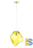 Подвесной светильник Crystal Lux NUESTRO SP1 GOLD/AMBER