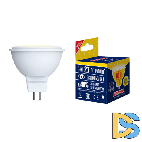 Лампа светодиодная (UL-00003843) Volpe GU5.3 10W 3000K матовая LED-JCDR-10W/WW/GU5.3/NR