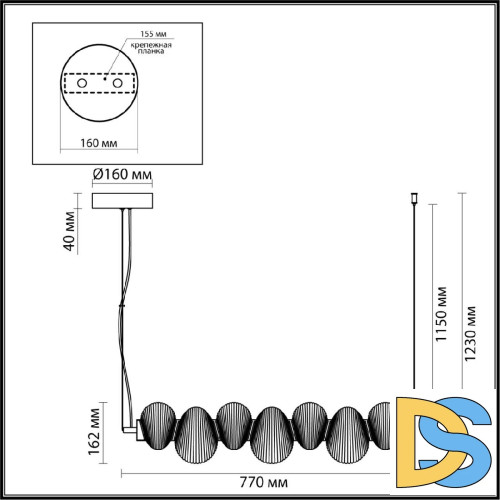 Подвесной светильник Odeon Light L-vision Bruco 5096/24L